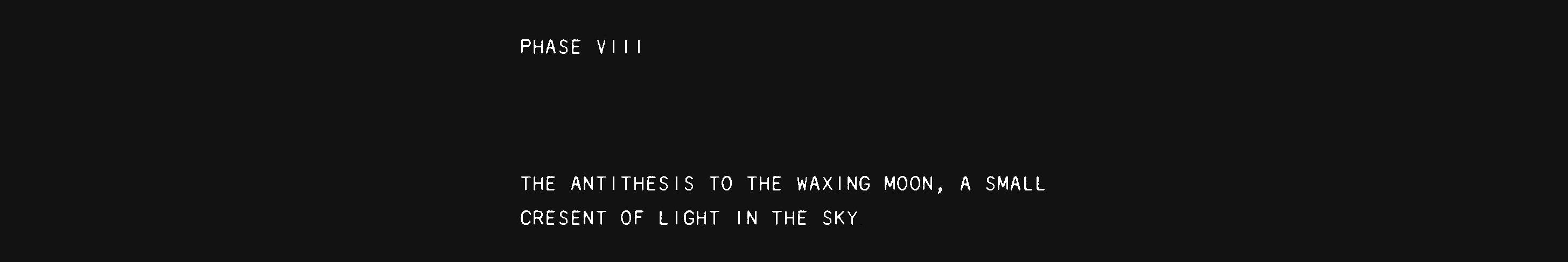 Text on a black background with white text